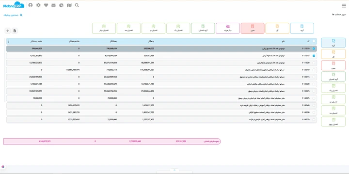 حسابداری پخش مویرگی - نرم افزار پخش مویرگی مبنو